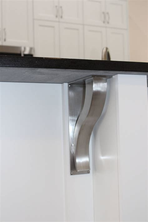 metal l bracket corbels|metal corbels for countertop overhang.